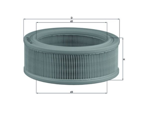 Air Filter LX 140 Mahle, Image 2