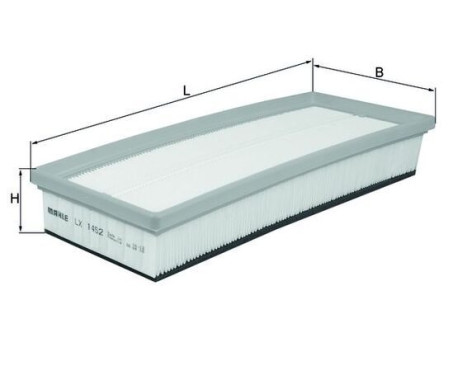 Air Filter LX 1452 Mahle, Image 2