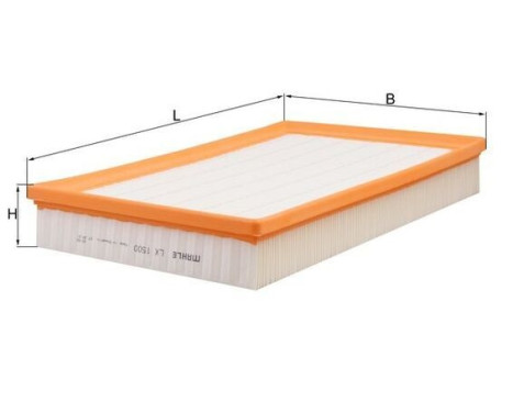 Air Filter LX 1500 Mahle, Image 3