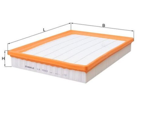 Air Filter LX 1503 Mahle, Image 2