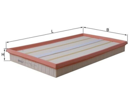 Air Filter LX 1573 Mahle, Image 2