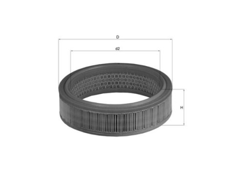 Air Filter LX 158 Mahle, Image 2
