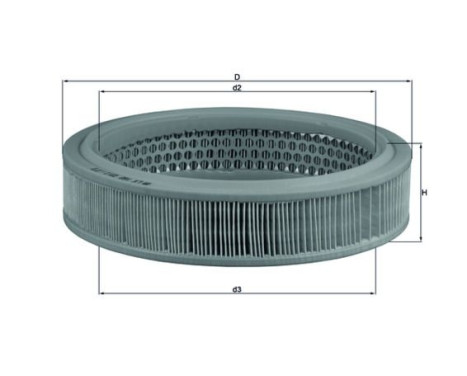 Air Filter LX 160 Mahle, Image 2