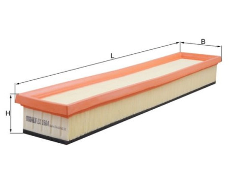 Air Filter LX 1604 Mahle, Image 3