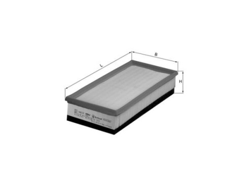 Air Filter LX 1610 Mahle, Image 2