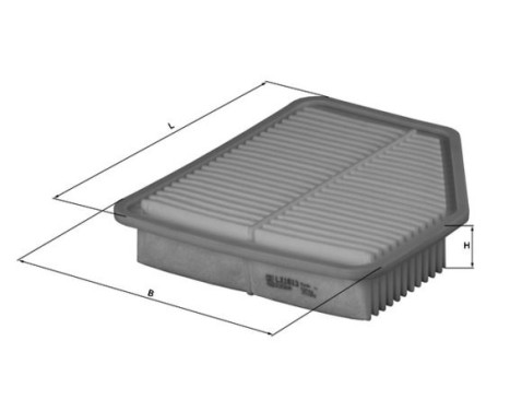 Air Filter LX 1613 Mahle, Image 3