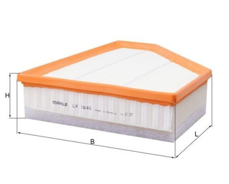 Air Filter LX 1640 Mahle, Image 3