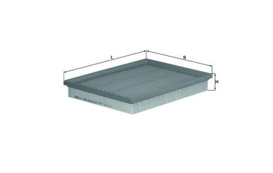 Air Filter LX 1662 Mahle, Image 3