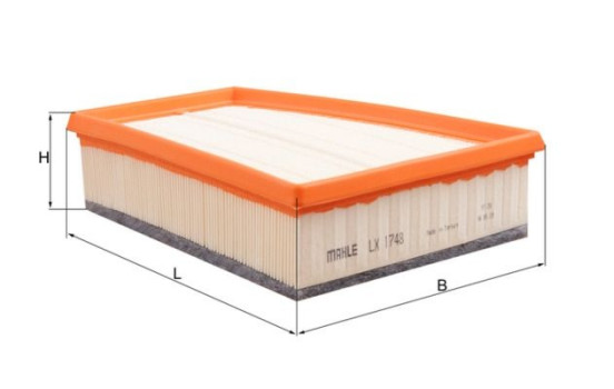 Air Filter LX 1748 Mahle, Image 4