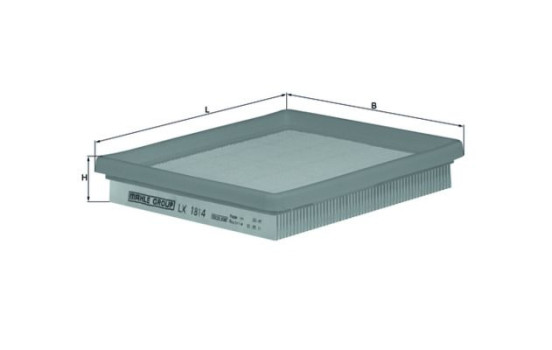 Air Filter LX 1814 Mahle, Image 3