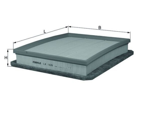Air Filter LX 1826 Mahle, Image 3