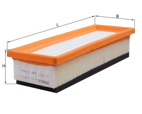 Air Filter LX 1827 Mahle, Image 2