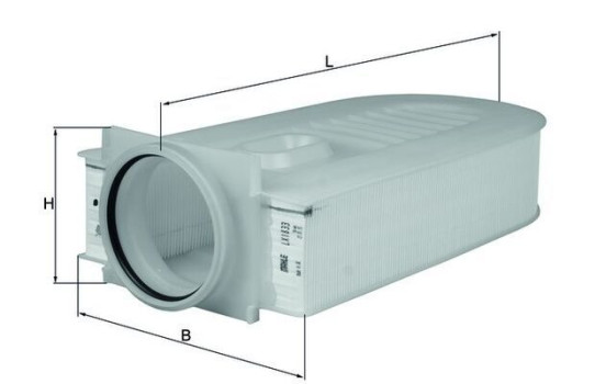 Air Filter LX 1833 Mahle, Image 2
