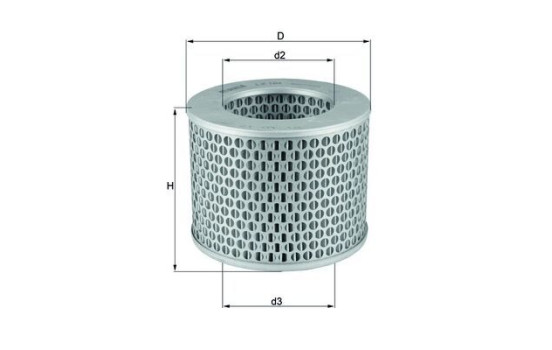Air Filter LX 186 Mahle, Image 4