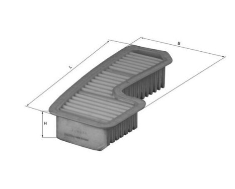 Air Filter LX 1936 Mahle, Image 2