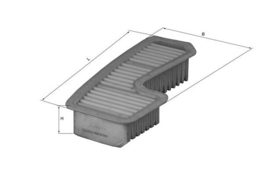 Air Filter LX 1936 Mahle, Image 2