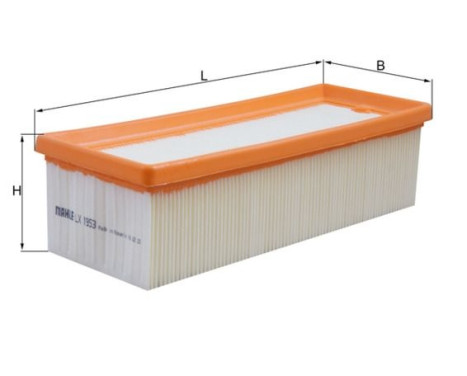 Air Filter LX 1953 Mahle, Image 2
