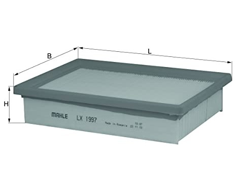 Air Filter LX 1997 Mahle