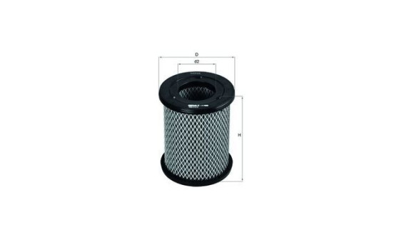 Air Filter LX 2000 Mahle, Image 2