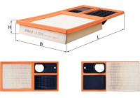 Air Filter LX 2010 Mahle