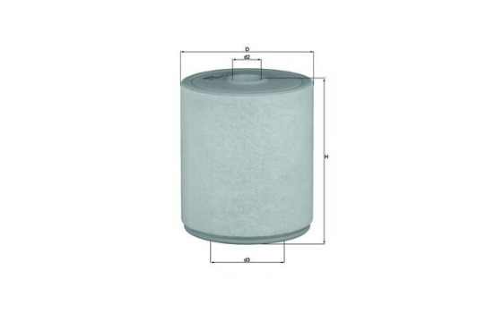 Air Filter LX 2049/4 Mahle, Image 4