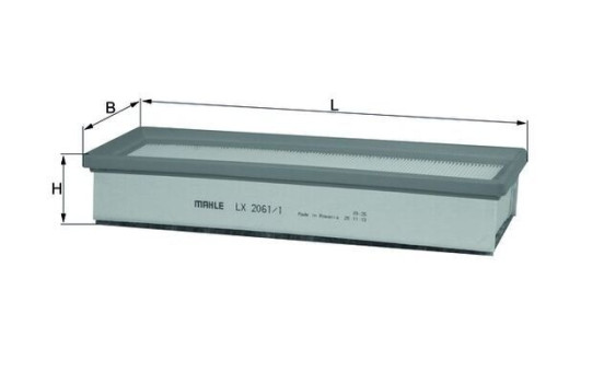 Air Filter LX 2061/1 Mahle, Image 3