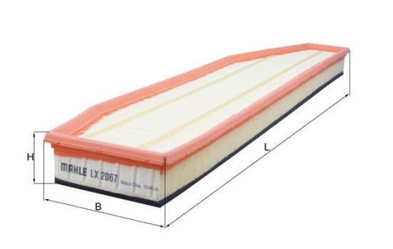 Air Filter LX 2067 Mahle, Image 2