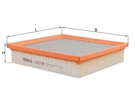 Air Filter LX 2108 Mahle, Image 3
