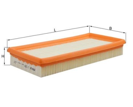 Air Filter LX 259 Mahle, Image 3