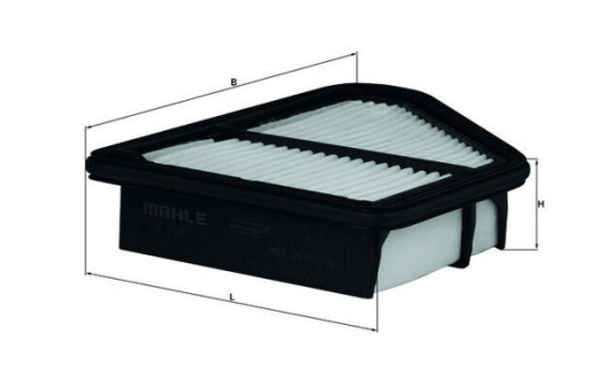 Air Filter LX 2647 Mahle, Image 2
