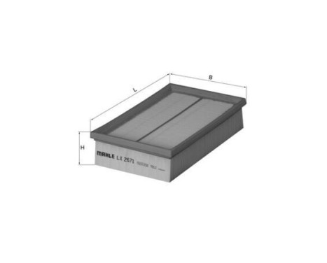 Air Filter LX 2671 Mahle, Image 4
