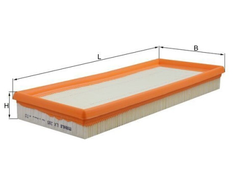Air Filter LX 285 Mahle, Image 2