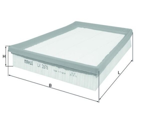 Air Filter LX 2878 Mahle, Image 2
