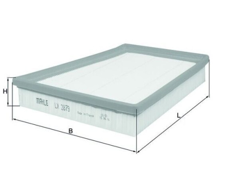 Air Filter LX 2879 Mahle, Image 2