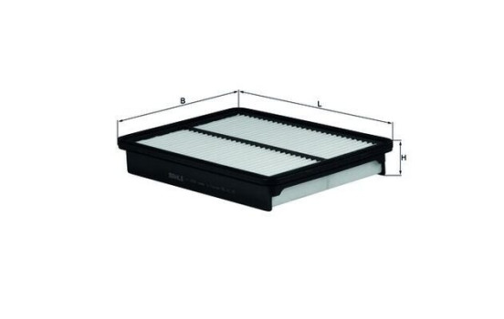 Air Filter LX 2956 Mahle, Image 2
