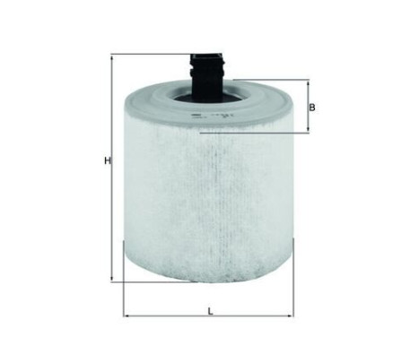 Air Filter LX 3015/16 Mahle, Image 2