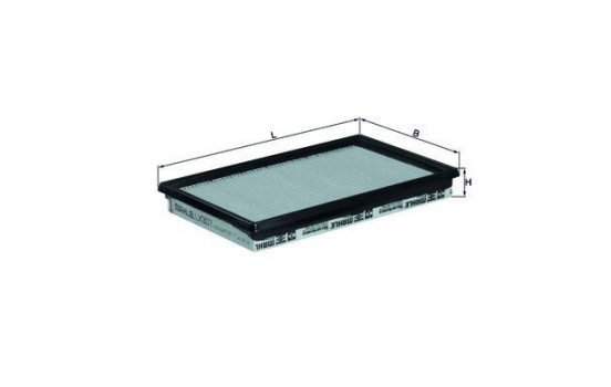 Air Filter LX 307 Mahle, Image 2