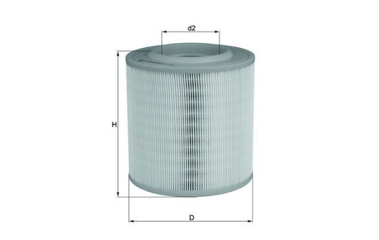 Air Filter LX 3143 Mahle, Image 2