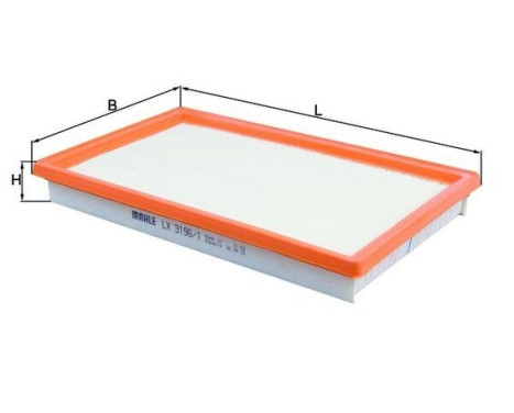Air Filter LX 3196/1 Mahle, Image 2