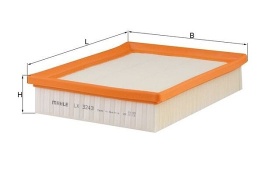 Air Filter LX 3243 Mahle, Image 3