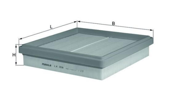 Air Filter LX 328 Mahle, Image 3