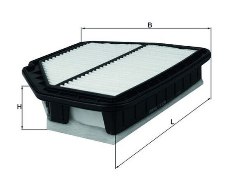 Air Filter LX 3298 Mahle, Image 2