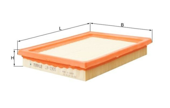 Air Filter LX 3305 Mahle, Image 3