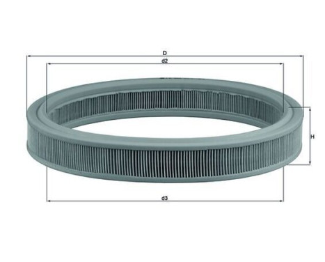 Air Filter LX 332 Mahle, Image 2