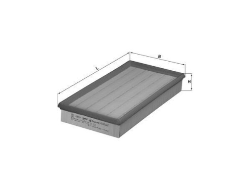 Air Filter LX 333 Mahle, Image 2