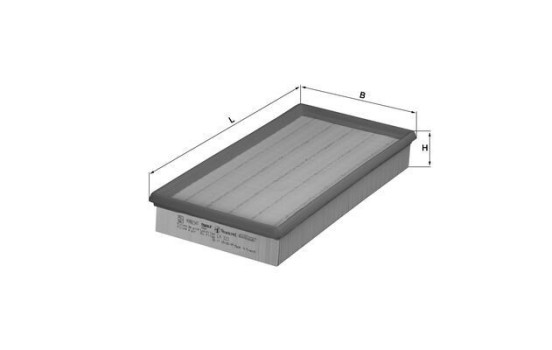 Air Filter LX 333 Mahle, Image 2