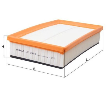 Air Filter LX 3344 Mahle, Image 2