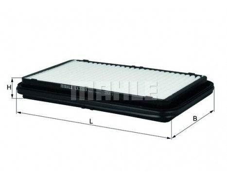 Air Filter LX 3369 Mahle, Image 2