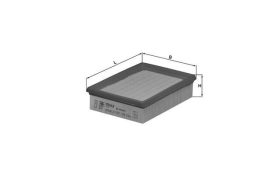 Air Filter LX 337 Mahle, Image 2