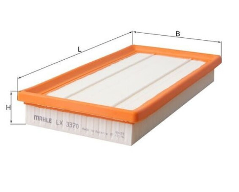Air Filter LX 3370 Mahle, Image 2